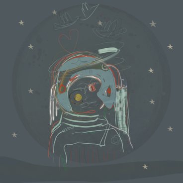 Astronaut_Space_galleri_Giclée tryk_Kunsttryk_kunst